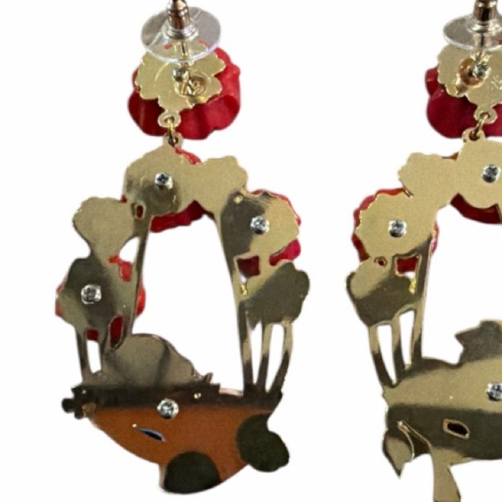 Les Nereides N2 Wizard of Oz Dorothy Earrings | NWT - Picture 2 of 8